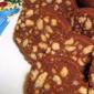 La receta de salchicha de chocolate más deliciosa de galletas y cacao.