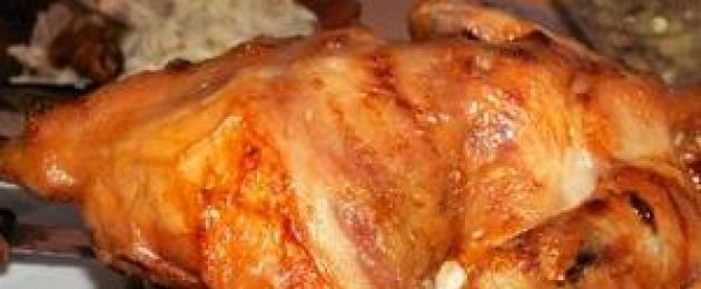 How to cook grilled chicken at home.  How to cook grilled chicken in the oven