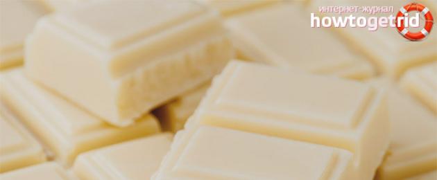 White chocolate: homemade recipe.  White chocolate: composition and properties Can chocolate be white
