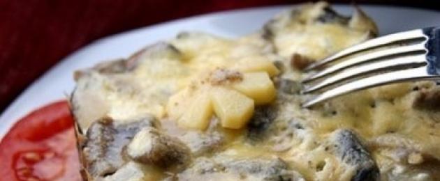 How to cook potatoes with mushrooms in the oven.  Potatoes with mushrooms in the oven: recipes with photos Potatoes with mushrooms in the oven on a sheet