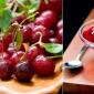 How easy it is to make frozen cherry jam with and without pits Frozen cherry jam