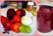Beetroot and cabbage dressing in jars - a simple recipe