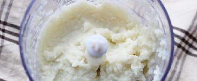 Cabbage puree from white cabbage.  Cauliflower puree.  How to make potato zrazy from mashed potatoes