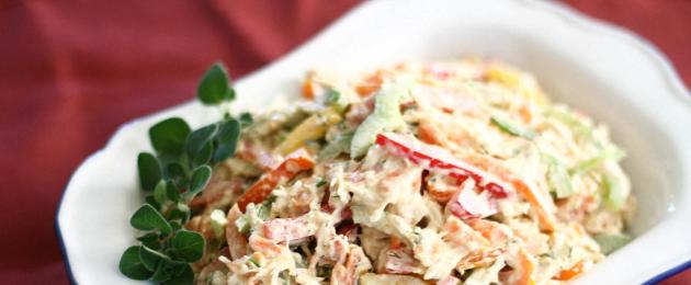 Salat m Tintenfisch Rezepte.  Calamari-Salate.  