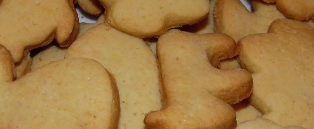 Сдобное печенье. Учимся делать вкусное сдобное печенье: рецепт и способ приготовления теста Сдобное печенье домашнее