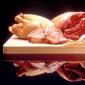 What is sold meat pumped with?