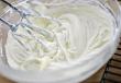 Cream cheese cream Cake cream with melted soft cheese